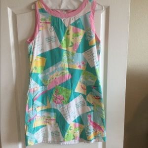 Lilly Pulitzer Pink and Green Dress